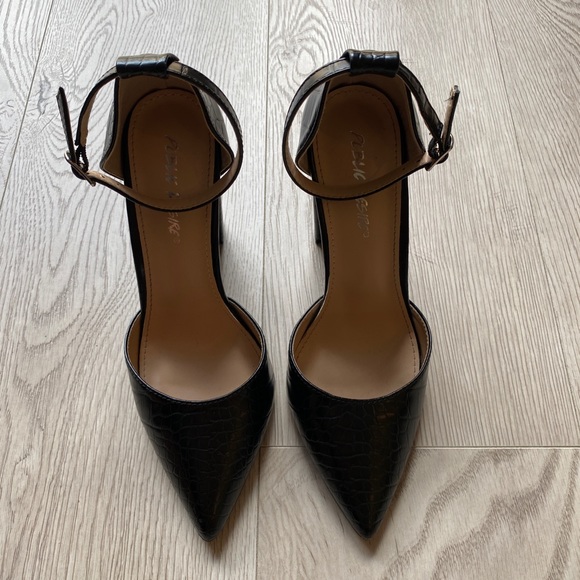 Public Desire Pump Crocodile Embossed Block - Picture 2 of 7